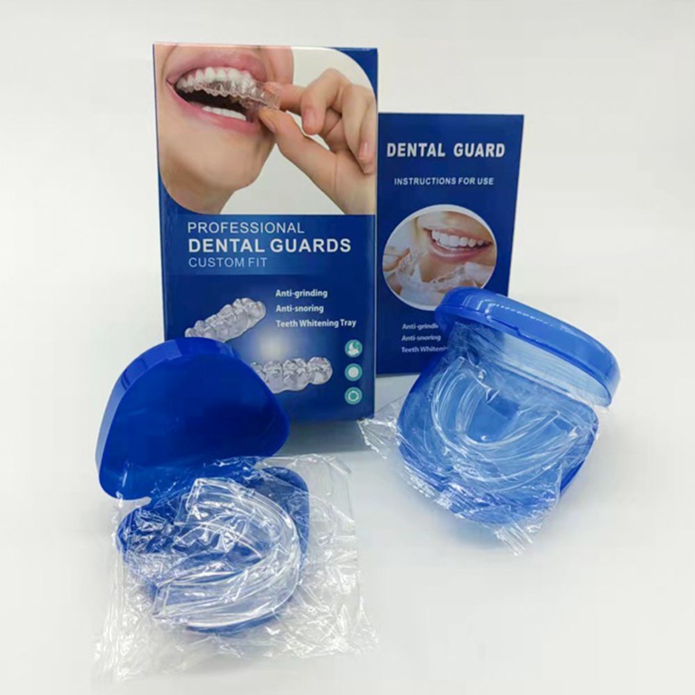 Teeth Whitening/Bleaching - บดแน่นหยุดการนอนกรนกล่องฟันทันตกรรม Care Night Mouthguard จัดฟันกล่องฟอกสีฟันถาด Bleach