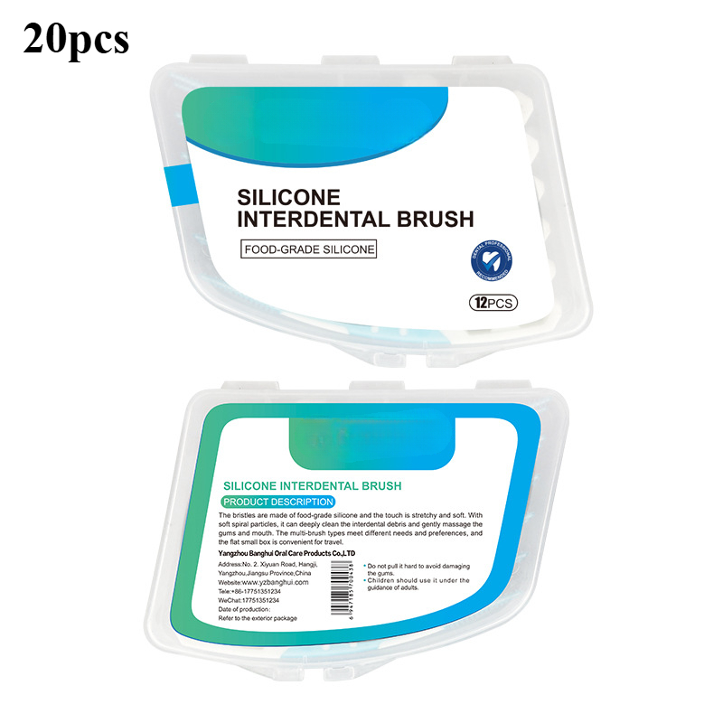 Teeth Whitening Gels - ซิลิโคนแปรงฟันซอกฟัน Interdental แปรงทําความสะอาดช่องปากเกรดอาหาร Mild ฟันไวท์เทนนิ่งแปรงสีฟันสุขภาพความงาม