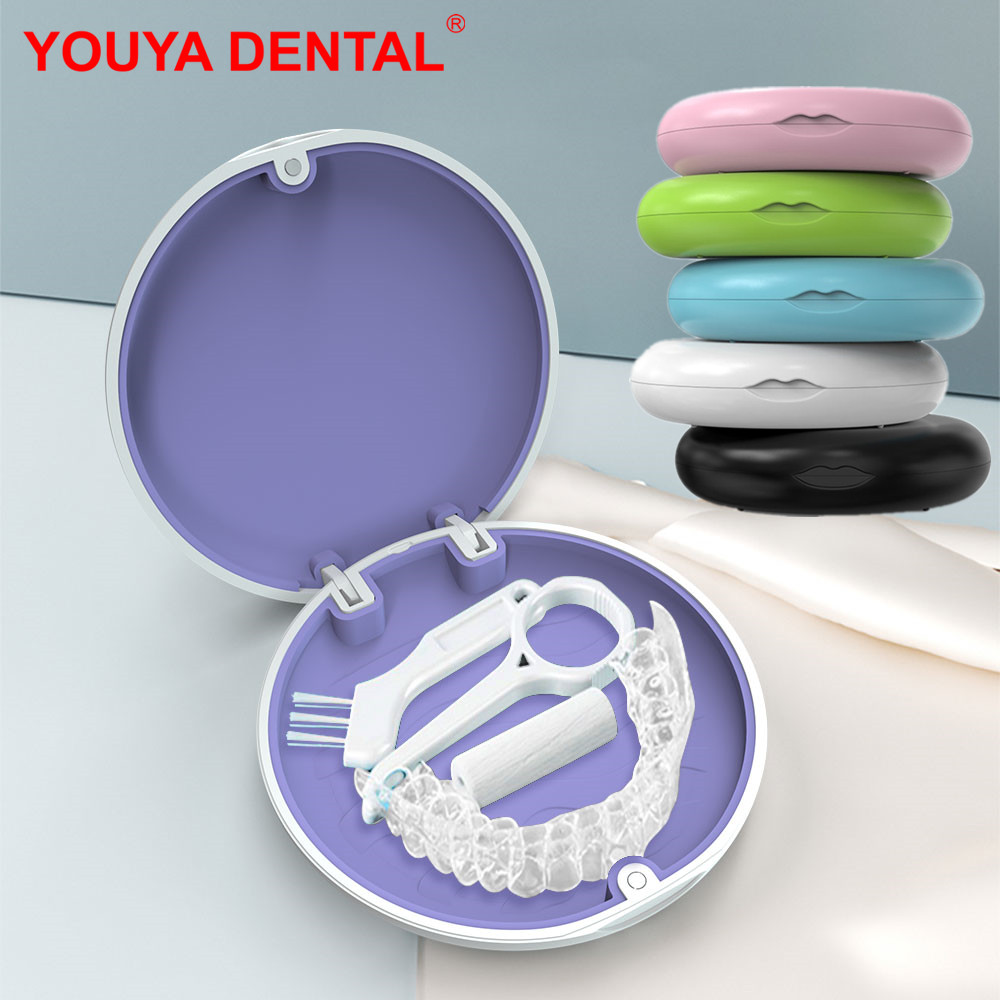 Teeth Whitening For Braces - กล่องใส่ฟันปลอม กล่องใส่เครื่องมือจัดฟัน กล่องใส่รีเทนเนอร์ กล่องใส่เครื่องมือจัดฟันแบบพกพา กล่องใส่ฟันปลอมแบบแม่เหล็ก กล่องเก็บฟันปลอม