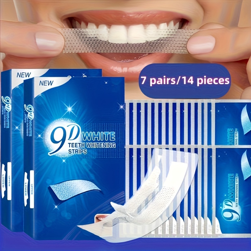 Teeth Whitening Gels - 1 กล่อง (14 ชิ้น) เจลฟอกสีฟัน 9D