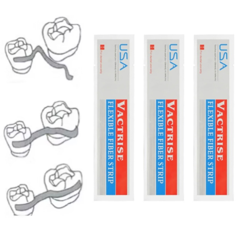 Teeth Whitening Zoom - แผ่นไฟเบอร์ยืดหยุ่นสำหรับงานทันตกรรม 1 ชิ้น สำหรับเชื่อมต่อวัสดุเรซินคอมโพสิตแบบใช้แสง ชนิดถักเป็นเส้น สำหรับจัดฟันและรีเทนเนอร์