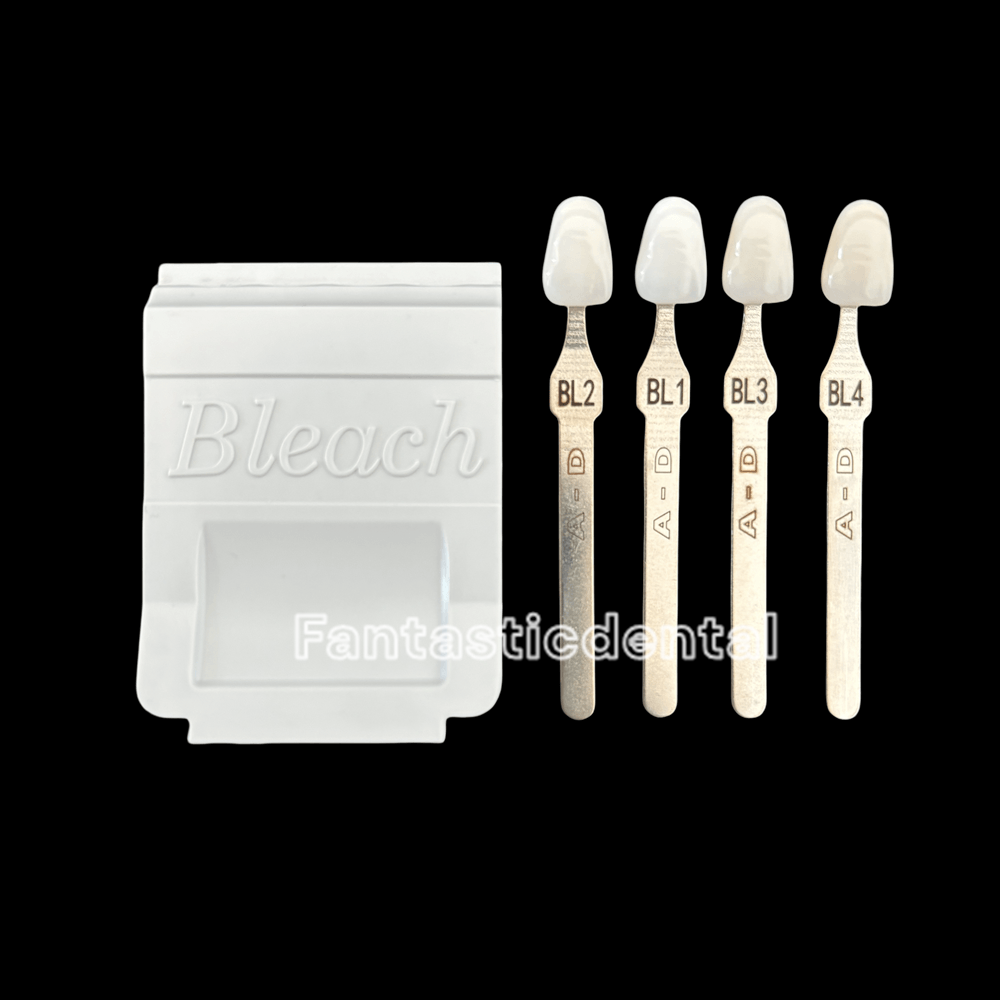 4 สีทันตกรรม Bleached Shade Gu - Teeth Whitening Shade Guide บทวิจารณ์และราคา