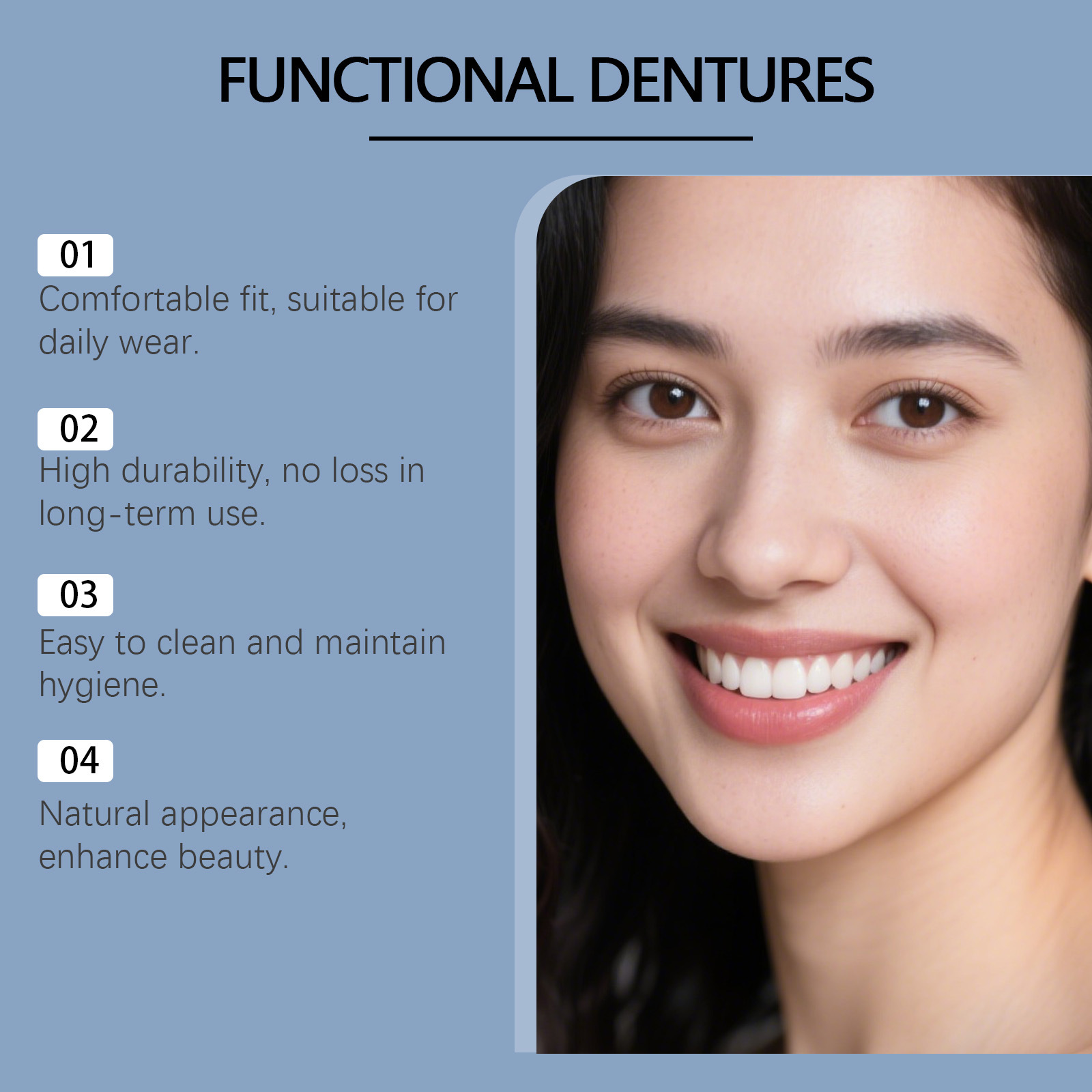ชุดฟันปลอมปรับได้สำหรับผู้ใหญ่ - Teeth Whitening For Braces บทวิจารณ์และราคา