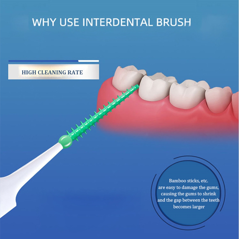 40 ~ 150PCS ซิลิโคน Interdenta - Teeth Whitening For Braces บทวิจารณ์และราคา