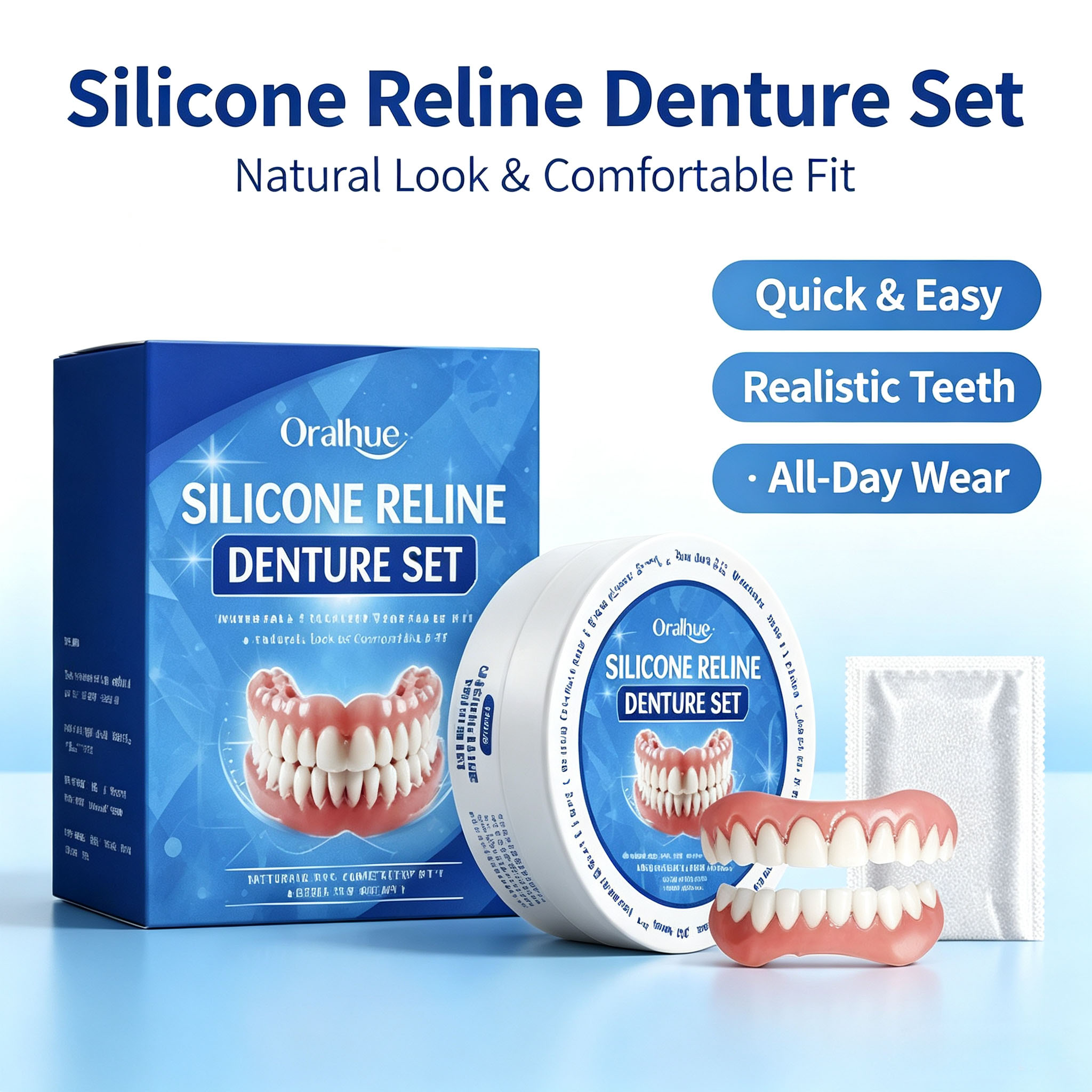 ฟันปลอมซิลิโคนสำหรับผู้ไม่มีฟั - Teeth Whitening With Braces บทวิจารณ์และราคา