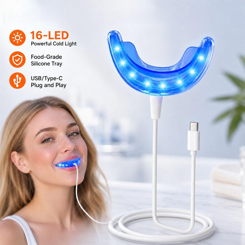 อุปกรณ์เร่งฟอกสีฟันอัจฉริยะ ไฟ - Teeth Whitening Gum บทวิจารณ์และราคา
