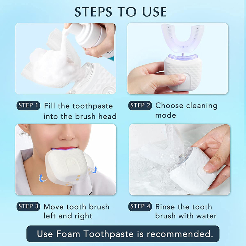 ไฟฟอกสีฟันรูปตัวยูแบบชาร์จได้  - Teeth Whitening Zoom บทวิจารณ์และราคา