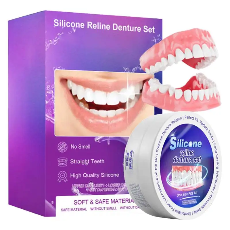 ซิลิโคนชุดฟันปลอม Fit ชั่วคราว - Teeth Whitening With Braces บทวิจารณ์และราคา