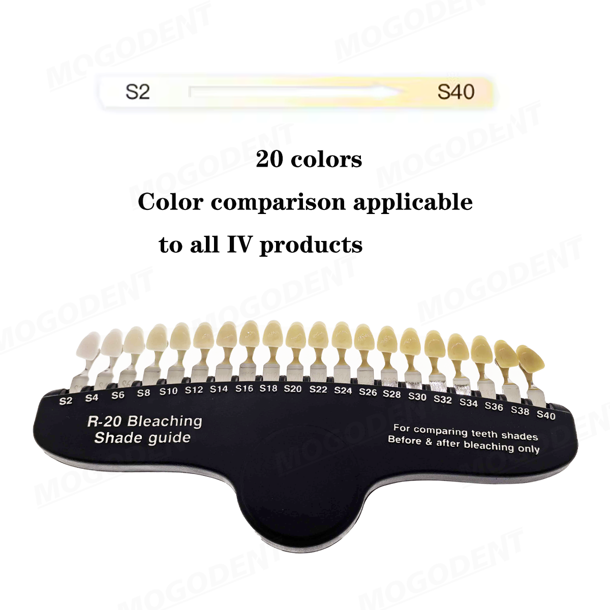 คู่มือเปรียบเทียบสีฟันขาว 3D M - Teeth Whitening Shade Guide บทวิจารณ์และราคา
