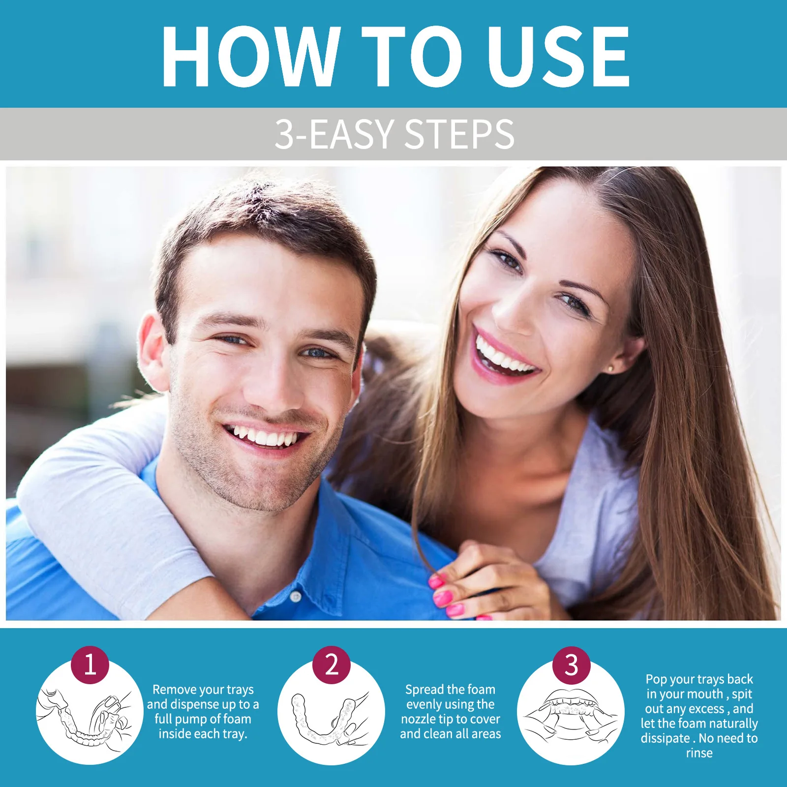 Aligner ฟันปลอมทําความสะอาดโฟม - Teeth Whitening Treatment บทวิจารณ์และราคา