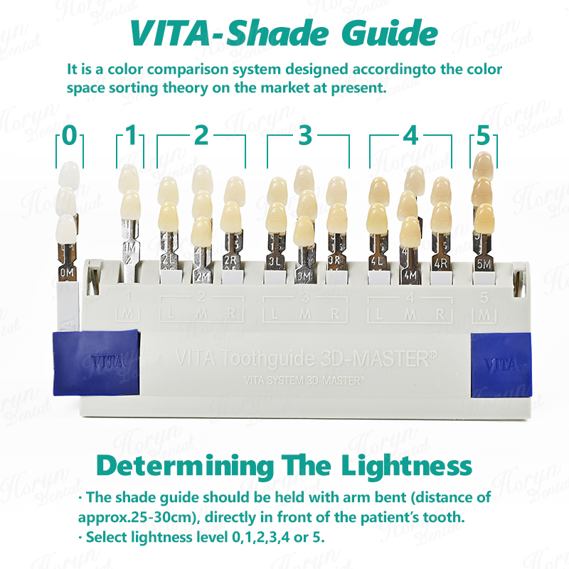 แผ่นสี Vita 3D Master Dental L - Teeth Whitening Shade Guide บทวิจารณ์และราคา