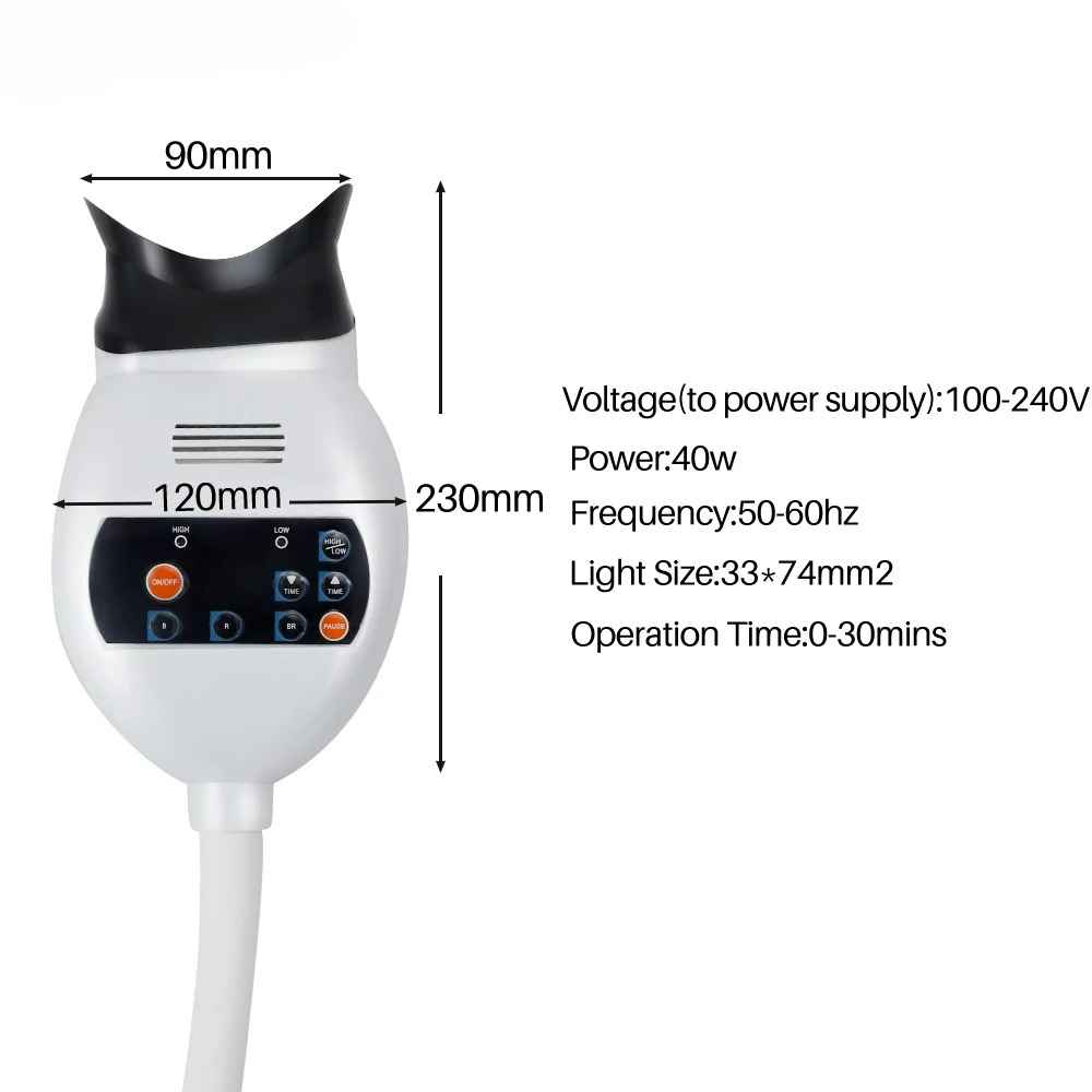 เครื่องเร่งฟอกสีฟัน LED ปรับได - Teeth Whitening/Bleaching บทวิจารณ์และราคา