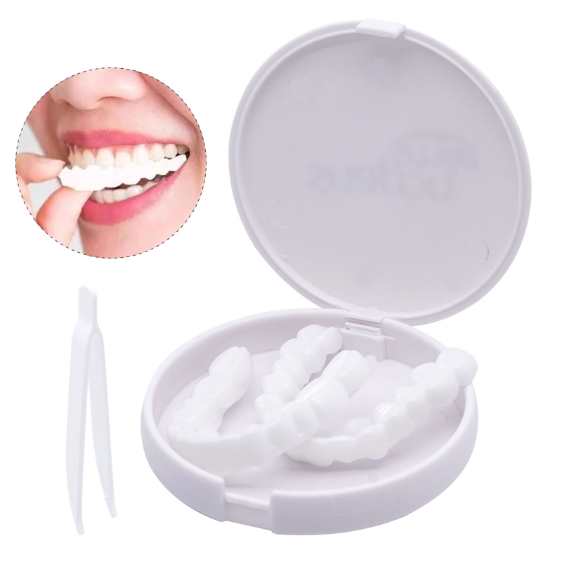 ฟันปลอมฟันปลอมชุดฟอกสีฟันช่องว - Teeth Whitening With Braces บทวิจารณ์และราคา