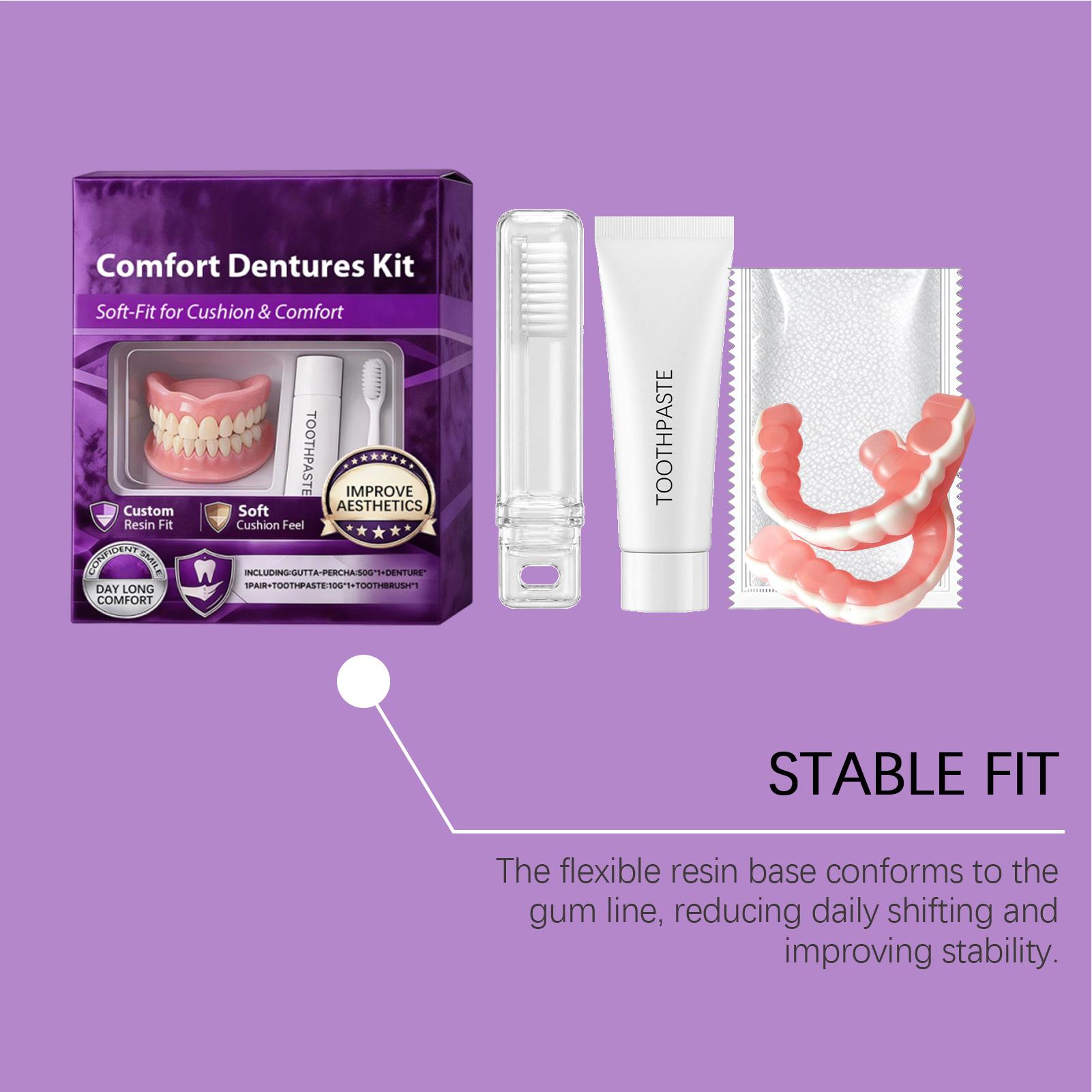 ชุดฟันปลอมซิลิโคนธรรมชาติครบชุ - Teeth Whitening For Braces บทวิจารณ์และราคา