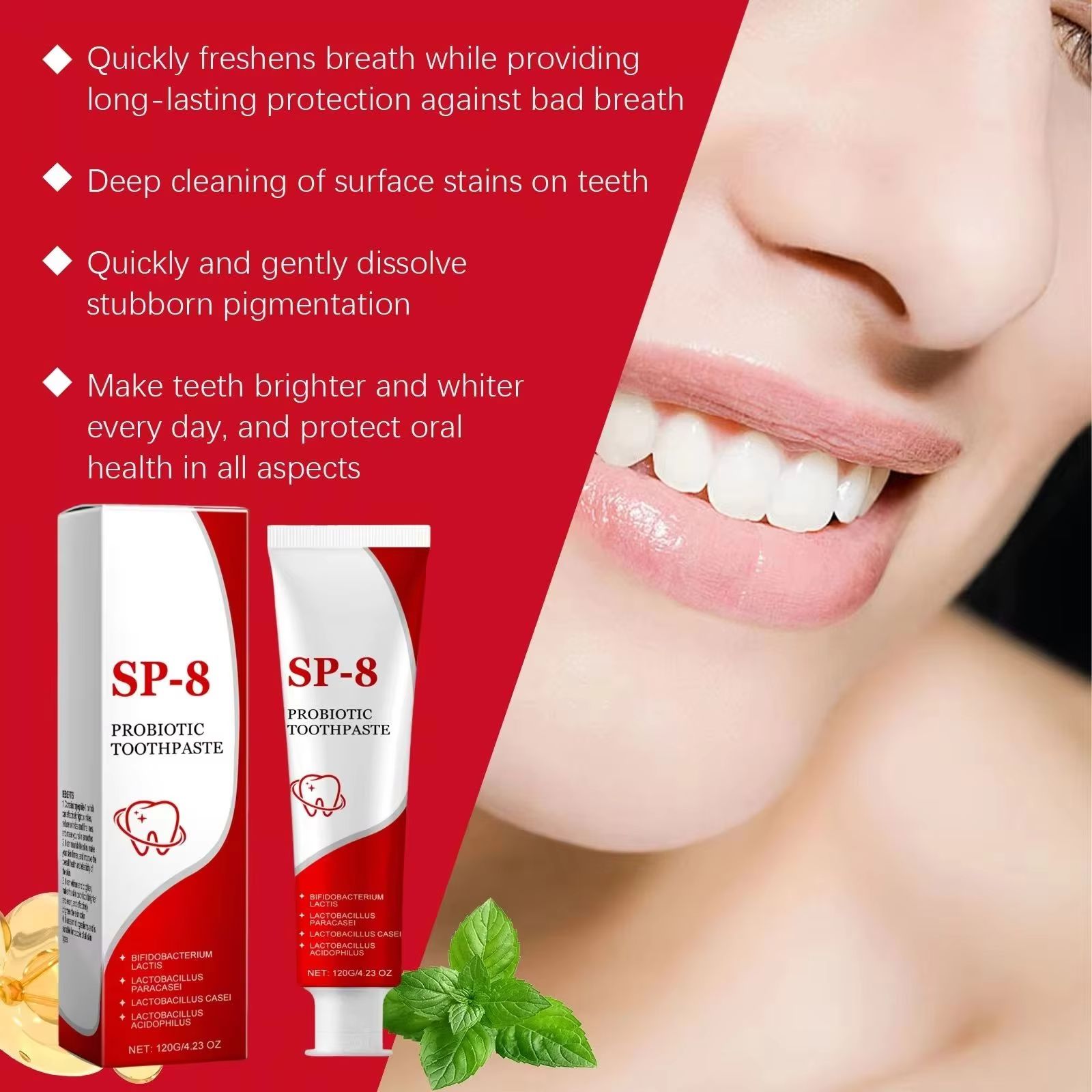 ยาสีฟันโปรไบโอติกสป 10 ช่วยขจั - Teeth Whitening/Bleaching บทวิจารณ์และราคา