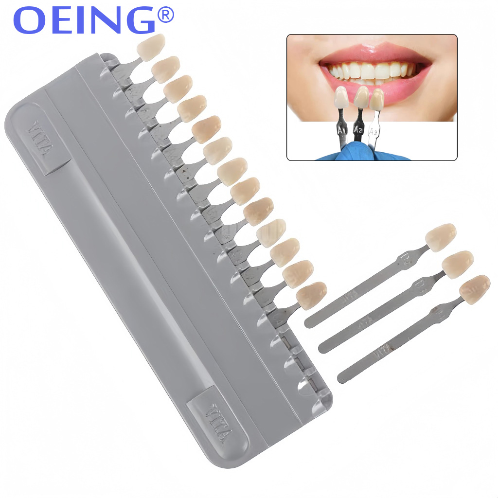 แผ่นสีสำหรับวัดสีฟัน 29/16 สี  - Teeth Whitening Shade Guide บทวิจารณ์และราคา