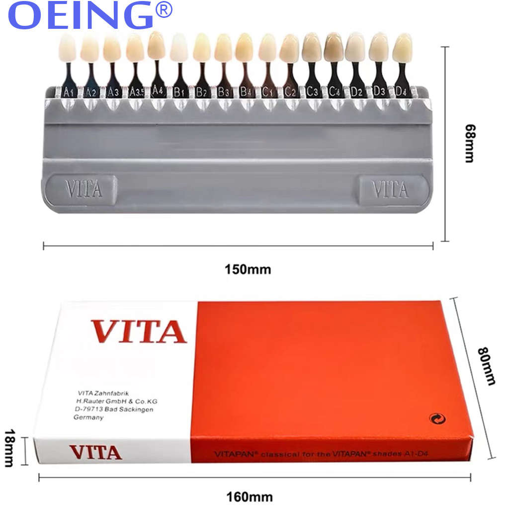 แผ่นสีสำหรับวัดสีฟัน 29/16 สี  - Teeth Whitening Shade Guide บทวิจารณ์และราคา